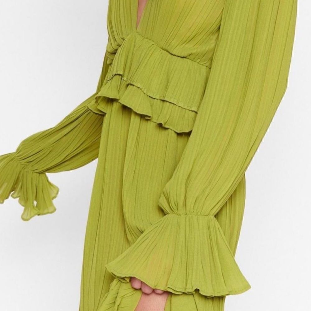 NWT Nasty Gal Green Dress - Picture 2 of 3